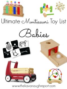 the ultimate montessori toy list for babies