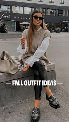 Fall outfit ideas • layering • Vinter Mode Outfits, Moira Rose, Look Zara, Mode Zara, Winter Fashion Outfits Casual, Zara Outfit, Mode Casual, Stylish Work Outfits