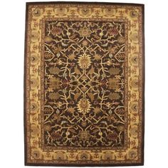 The MagicRugs collection of rugs with Floral patterns of Dark Brown, Cream, Beige, Light Olive, Burgundy, etc colors and Brown background uses 100% traditional Wool on Cotton foundation to pop out any traditional or modern home. This Recently Made 11'0" X 8'0" Traditional pattern oriental Area rug carpet fits best in wide open spaces such as Living Room, Dining Room, Bedroom, Foyer, Office and Library. Size: 8 x 10.  Color: Gray. Office And Library, Foyer Office, Carpet Fitting, Wide Open Spaces, Bedroom Foyer, Baby Rugs, Traditional Pattern, Beige Light, Brown Background