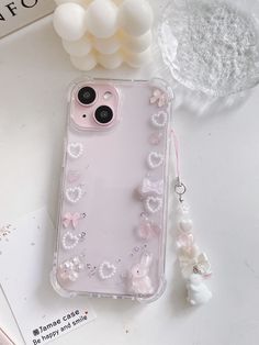 Samsung Pink Phone, Korean Phone Cases, Photo Iphone Case, Diy Gifts To Sell, Bunny Pink, Casing Iphone