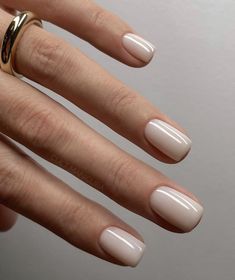 Short Natural Nails, Minimalist Nails, Manicure Y Pedicure