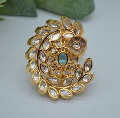 Tyaani Inspired Kundan Adjustable Ring Aqua Blue Rings Kundan Rings, Rings Indian, Kundan Ring, Photography Jewelry, Indian Rings, Bollywood Jewelry, Pakistani Jewelry, Rings Gold, Pink Ring