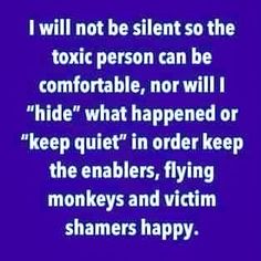 Family Scapegoat, Narcissism Quotes, Be Silent, Flying Monkeys, Narcissistic People, Narcissistic Mother, Toxic Family, Narcissistic Behavior