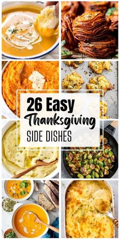 thanksgiving side dishes that are easy to make