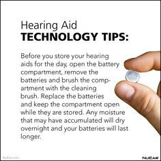 Daily hearing aid care for in the evening, over night, and in the morning. Graduate School Prep, Billboard Ideas, Cochlear Implants, British Sign Language, Asl Sign Language, Technology Tips