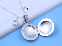 "Initials and/or Birthstones, at checkout please.Personalized Solid Sterling silver round Locket Necklace - Handmade Heirloom. These lockets are precious pieces destined to become a long-treasured keepsake. These hand-cast beauty has all the charm and nostalgia of an heirloom for generations to come. The locket has a little bit of rim on both sides to hold two pictures in place without any glue! . Take a look at other Locket designs: http://etsy.me/XKqYt8 . Browse through this store http://www.M Silver Round Locket Necklace With Birthstone, Sterling Silver Birthstone Locket Necklace, Silver Sterling Silver Birthstone Locket Necklace, Adjustable Sterling Silver Round Pendant Locket Necklace, Silver Birthstone Locket Necklace In Sterling Silver, Adjustable Round Sterling Silver Locket Necklace, Silver Birthstone Pendant Locket Necklace, Adjustable Sterling Silver Round Locket Necklace, Adjustable Silver Locket Necklace With Round Pendant