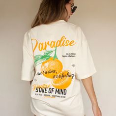 304 Clothing | Paradise T-shirt (Oversized) | Off White | 304 Womens Customised Clothes, Vintage Tshirt Design, Christian Tshirt Design, Soak Up The Sun, Food T, Free Tshirt, The Paradise, Everything Is Fine, T Shirt Oversized