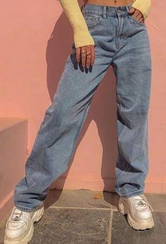 ⚡️Buy High Rise Washed Boyfriend Jeans Blue XL under $32.99 in Jeans Online. Style: Casual, Street  Color: Blue  Main Material: Cotton  Fit Type: Boyfriend fit  Design: Pocket, Button Zipper Closure   SIZEWAISTHIPSLENGTHS29.5inch/75cm40inch/101cm41inch/104cmM31.5inch/80cm42inch/106cm41.3inch/105cmL34.5inch/88cm45inch/114cm41.7inch/106cmXL38inch/96cm48inch/122cm42.1inch/107cmXXL41inch/104cm51inch/130cm 42.5inch/108cmXXXL44inch/112cm54inch/138cm42.9inch/109cm. ✓2021 CHRISTMAS SALE | $12 OFF O High Waisted Boyfriend Jeans, High Rise Boyfriend Jeans, Jeans Patchwork, Boyfriend Cut, Bodycon Floral Dress, Flare Leg Pants, Blue Outfit, High Waisted Jeans, Jeans Online