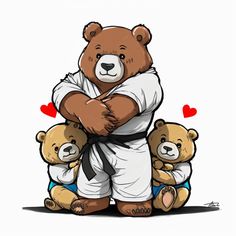 Mama Bear BJJ Challenges In Life, Kids Help, Mama Bear, Judo, Taekwondo, Karate, Martial Arts, Lion, Scrapbooking