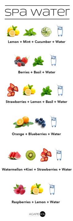 Stay hydrated! Adding stuff like fruits, vegetables, and herbs to your water makes it easier and fun to drink up! #spawater #h2o Makanan Rendah Kalori, Fruit Infused Water Recipes, Fat Flush, Resep Diet, Infused Water Recipes, Fruit Infused Water, Detox Water Recipes