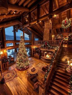 Cabin Christmas Decor, Rustic Wreaths, Log Home Interiors, Cabin Aesthetic, Cabin Christmas, Christmas Decoration Ideas, Winter Cabin, Christmas Interiors