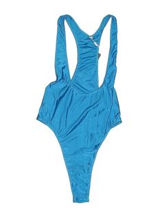 IEFIEL One Piece Swimsuit Size: Medium Swimwear - new. No Fabric Content, Hearts | IEFIEL One Piece Swimsuit: Blue Hearts Swimwear - Size Medium Stretch Blue Bodysuit For Swimming, Fitted Blue Bodysuit For Poolside, Fitted Blue Bodysuit For Beach, Fitted Blue Bodysuit For The Beach, Blue Fitted Lined Bodysuit, Fitted Blue Bodysuit With Lined Body, Trendy Fitted Bodysuit For The Pool, Blue Fitted Bodysuit For Beachwear, Fitted Bodysuit For Pool