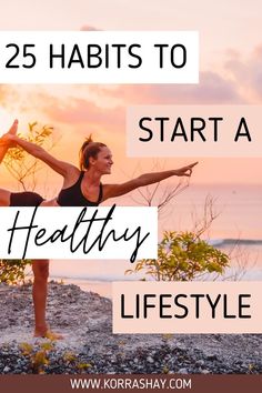 25 habits to start a healthy lifestyle! How to start living a much healthier lifestyle. These 25 habits will help you live a healthier lifestyle. Healthy habits to make yourself a healthy person! #healthylife #healthylifestyle #healthier #habits #weightlosstips #recipes #food #foodie #fo Start A Healthy Lifestyle, Healthy Person, Healthier Habits, Habits To Start, Healthy Lifestyle Quotes, Fitness Home, Healthy Lifestyle Habits, Lifestyle Quotes, Healthy Routine