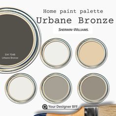 the home paint palette for urbane bronze