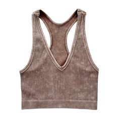 Are you looking for the perfect tank top that pairs effortlessly with all your summer favorites? Look no further than the Washed Mocha Ribbed Racerback Tank Top! Made with a premium lightweight and airy fabric, this tank features a classic ribbed design, v-neckline, and racerback style that create a timeless look.The Washed Mocha Ribbed Racerback Tank Top is the ultimate must-have for those hot summer days. Not only is the ribbed design incredibly flattering, but it’s also incredibly breathable. Summer Ribbed Gym Tank Top, Summer Gym Ribbed Tank Top, Summer Yoga Ribbed Tank Top, Summer Ribbed Racerback Vest, Summer V-neck Gym Tank Top, Trendy V-neck Tank Top For Workout, Trendy V-neck Workout Tank Top, Seamless Racerback Summer Vest, Seamless Racerback Vest For Summer