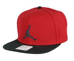 Red Sporty Snapback Hat With Flat Bill, Red Sporty Snapback Hat For Streetwear, Sporty Red Snapback Hat For Streetwear, Red Snapback Hat For Sports With Flat Bill, Red Snapback Hat For Sports, Sporty Red Snapback Hat For Outdoor, Red Sporty Snapback Hat For Outdoor, Red Snapback Baseball Cap For Sports, Jordan Hats