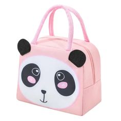 Brand New W/ Tags!! Color- Pink Panda Bear Insulated Lunch Kit Lunch Bags For Children Lunch Bags For Girl Cartoon Insulation Lunch Bags Canvas 25-36m,4-6y,7-12y Bags For Children Bag Infant Lunch Insulation Pink School Bag With Cartoon Print, Pink Kawaii Bag With Cute Design, Kawaii Pink Bag For Gift, Pink Kawaii Bags For Daily Use, Pink Cartoon Bag For Everyday Use, Pink Cartoon Print Bag For Everyday Use, Playful Pink Bag With Cute Design, Casual Pink Bag With Cartoon Print, Trendy Pink Bag With Cute Design