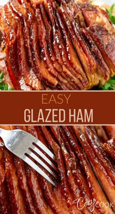 glazed ham with a red caramelized top Glazes For Ham In Crockpot, Toupie Ham Recipes Oven, Brown Sugar Glazed Ham Oven, Brown Sugar Ham In Crockpot, Han Glaze Recipes, No Bone Ham Recipes, Baking A Ham In The Oven Brown Sugar, Cooking A Ham In The Oven Brown Sugar, Brown Sugar Honey Glazed Ham In Crockpot