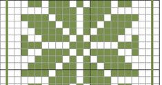 a crossword puzzle with green squares on it