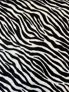 a black and white zebra print fabric