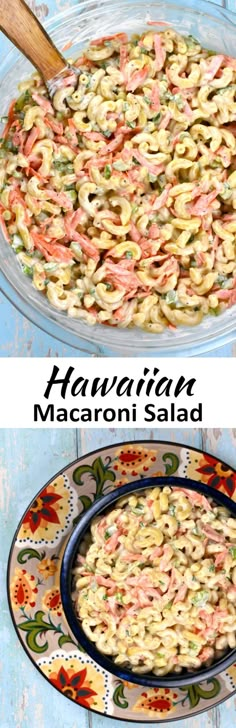 this is an image of a macaroni salad