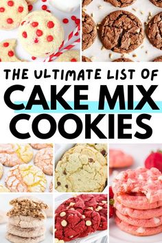 the ultimate list of cake mix cookies