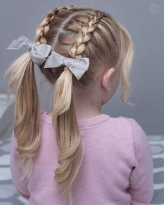 Lovely blonde french braids #braidsforkids #hairstylesforkids #kidshair #easyhairstyles #longhairstyles #shorthairstyles #toddlerhairstyles #pigtails #buns #ponytails #kidsfashion #backtoschoolhair #holidayhair #trendyhairstyles #cutehairstyles Girl Hair Dos, Toddler Hairstyles Girl, Girls Braids, Braids For Kids, Easy Braids, Kids Braided Hairstyles