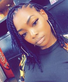 Small Loc Styles, Starter Locs Women, Locs Women, Loc Styles For Women, Dread Head, Two Braid Hairstyles, Loc Hairstyles, Beautiful Locs