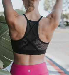 Black Yoga Bra - Premium variation from Tooksie - Just $24.99! Shop now at Tooksie Athleisure Mesh Sports Bra With Built-in Bra, Mesh Sports Bra With Built-in Bra For Light Exercise, Racerback Sports Bra With Mesh Back And 4-way Stretch, Mesh Racerback Activewear With Built-in Bra, Supportive Cross Back Activewear For Light Exercise, Versatile Activewear With Mesh Racerback, Training Activewear With Mesh And Strappy Back, Strappy Back Yoga Activewear Bra Friendly, Racerback Yoga Activewear With Mesh Back