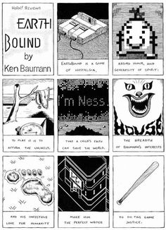 an old book cover with different types of cartoon characters and words on the front, in black and white