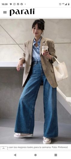 Fii Puternic, Wide Leg Jeans Outfit, Looks Jeans