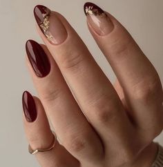 November Nails, Xmas Nails, Gold Nails, Holiday Nails, Acrylic Nail Designs