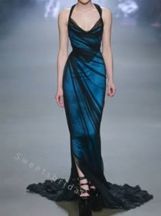 Elegant Halter Sleeveless Mermaid Long Prom Dress,SWS2060 1.Material:tulle 2, Color: picture/custom color, please order fabric swatch if need. Picture color refers to the first picture on the product display page. 3, Size: standard/custom size. For custom size, please check measuring guide and leave below measurements in the note box when ordering: bust:______ cm/inch waist:______cm/inch hip:_______cm/inch shoulder to shoulder:_______ cm/inch (measured from back) shoulder to nipple:_______ cm/in Prom Dress With Split, Dress With Split, Floor Length Prom Dresses, Halter Strap, Naomi Campbell, Long Prom Dress, Mode Inspiration