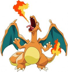 an image of a cartoon character with fire coming out of his mouth