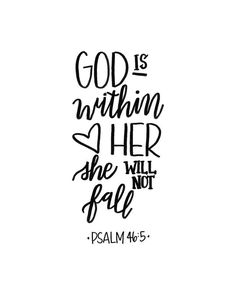 the words god is within her she will not fall