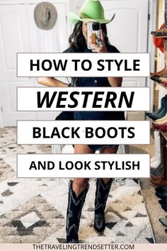 Upgrade your wardrobe with these stylish Black Western Boots Outfit Ideas. Whether you're dressing for a Country Outfit or just adding a touch of Western Boots flair to your look, these ideas will keep you on trend with the best of Women's Fashion.