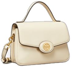 Classic Cream Bag With Turn-lock Closure, Timeless White Bag With Turn-lock Closure, Timeless Cream Bags With Turn-lock Closure, Timeless Cream Bag With Turn-lock Closure, White Travel Bags With Turn-lock Closure, Ella Tote, Kira Chevron, Womens Designer Handbags, Designer Crossbody