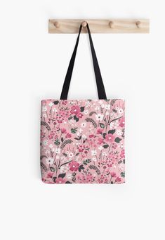 Soft polyester canvas shopping bag with edge-to-edge print on both sides. Fully lined for extra strength. Three sizes to choose from. A beautiful pink and white floral pattern. These pink and white flowers look good on many clothing and accessories. A fashionable design for Spring or Summer. Pink Floral Print Tote Bag, Everyday Pink Floral Print Shoulder Bag, Pink Floral Print Rectangular Bag, Pink Floral Print Shopping Bag, Pink Floral Print Cotton Bag, Rectangular Pink Floral Print Bag, Pink Floral Print Tote Shoulder Bag, Pink Floral Print Bag For Everyday Use, Pink Floral Print Bag For Daily Use