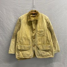 Large / 1950s Tan Duck Canvas Hunting Jacket USA Made American Field Chore Coat Distressed Roebuck Pit to Pit: 26in // Top Collar to Bottom: 30in // Sleeve Length: 32in Heavily distressed, check photos! Amazing jacket. Hunting Jacket, Hunting Jackets, Chore Coat, Duck Canvas, Hunting, Bathing Beauties, Jackets & Coats, Adult Outfits, Sleeve Length