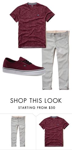 "Boys C 7" by tobyla on Polyvore featuring Hollister Co., Vans, mens, men, men's wear, mens wear, male, mens clothing, mens fashion and vans Burgundy Vans Outfit, Vans Outfit Men, Stone Chinos, Maroon T Shirt, Revival Clothing, Vans Outfit, Men Style Tips, Mens Wear, Outfit Combinations