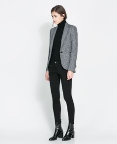 inspiration for ww.duefashion.com Minimalisticky Chic, Minimal Stil, Minimal Chic Style, Minimalist Moda, Style Casual Chic, Gray Blazer, Zara Outfit, Fashion Business Casual, Mode Casual