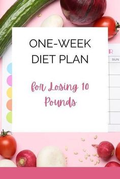 One Week Diet Plan, One Week Diet, 7 Day Diet, Best Diet Foods, Easy Diet Plan, A Diet Plan, Lose 10 Pounds, Easy Diets, Best Diet Plan