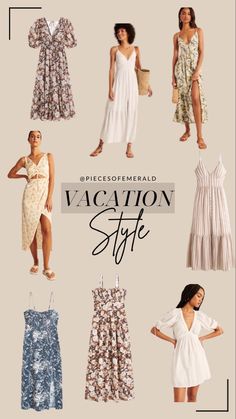 Vacation style Outfit Ideas For Vacation, Vacation Outfit Ideas, Beach Looks, Spring Break Outfit, Vacation Outfit, Womens Fashion Inspiration, Vacation Style, Beach Look, Beach Wears