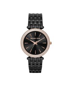 Shop Women�s Fashion Michael Kors Watch, MK3407 Only �199.99 EAN 0796483189515 in stunning PVD Rose gold-plated design with glittering stone set bezel. Comes in an elegant black colour dial with gold baton hour markers and slender gold hands. Please Comment, Like, or Re-Pin for later 😍💞 pocket watch, michael kors watch, watches for men, watch dogs legion, cartier watch Rolex Men, Authentic Watches, Michael Kors Accessories, Gold Hands, Women's Watch, Handbags Michael Kors, Steel Watch, Michael Kors Black, Black Rose