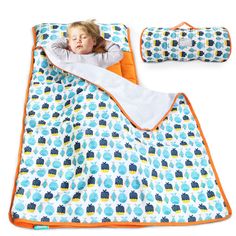 PRICES MAY VARY. Fleece Imported Soft and High-Quilaty: The quilted toddler nap mat comes with fleece blanket and removable pillow. The surface of nap mat is made with high-quality poly microfiber, and an interior lining made of soft and warm plush, materials are free of harsh chemicals. With our nap mat, parents can rest assured that their children have a restful and enjoyable nap time wherever they go. Great Gift for Children: Mat finished size (including pillow) - 50" x 21", the size is suita Pillow Case Bed For Kids Nap Mats, Fleece Nap Mat, Daycare Beds Nap Mats, Kids Nap Mats, Toddler Sleeping Bag, Kids Cot, Nap Mats, Toddler Nap Mat, Toddler Nap