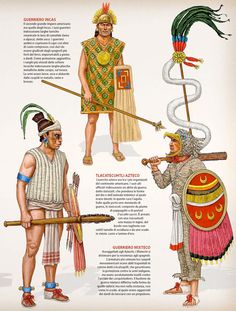 an image of some people in ancient clothing and hats with different types of decorations on them