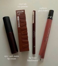 Makeup Combo, Cheap Lipstick, Simple Makeup Tips, Makeup List, Makeup Help, Lip Combo