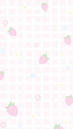 a pink background with strawberries and words in the japanese language that say strawberry milkshake