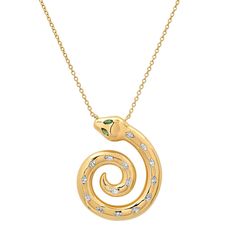 Milestones by AB for Eriness Diamond Marquis Coiled Snake Necklace Elegant Yellow Gold Spiral Necklace, Elegant Yellow Gold Snake Jewelry, Luxury Yellow Gold Snake-shaped Jewelry, Elegant Yellow Gold Snake-shaped Jewelry, Luxury Yellow Gold Snake Necklace, Luxury Snake Shape Necklace For Formal Occasions, Luxury Formal Snake Shape Necklace, Elegant 14k Gold Snake-shaped Necklaces, Elegant 14k Gold Snake-shaped Necklace