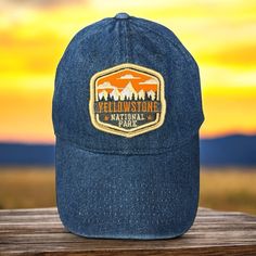 New Without Tags Very Nice Yellowstone National Park National Parks Distressed Denim Embroidered Patch Hat Cap Adjustable Strap (Osfa One Size Fits Most) See Multiple Pictures Taken By Me Of The Exact Hat. My Pictures Are Not Stock Pictures But Show The Exact Hat You Will Receive. Park Accessories, Multiple Pictures, Patch Hat, Embroidered Hat, Embroidered Hats, Yellowstone National, Yellowstone National Park, Embroidered Patch, Stock Pictures